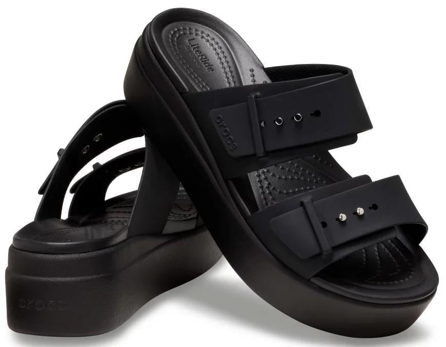 Сандалії жіночі Crocs Brooklyn Low Wedge Sandals Black р. 37-38 Чорний (25020) Сандалії жіночі Crocs Brooklyn Low Wedge Sandals Black р. 37-38 Чорний (25020)