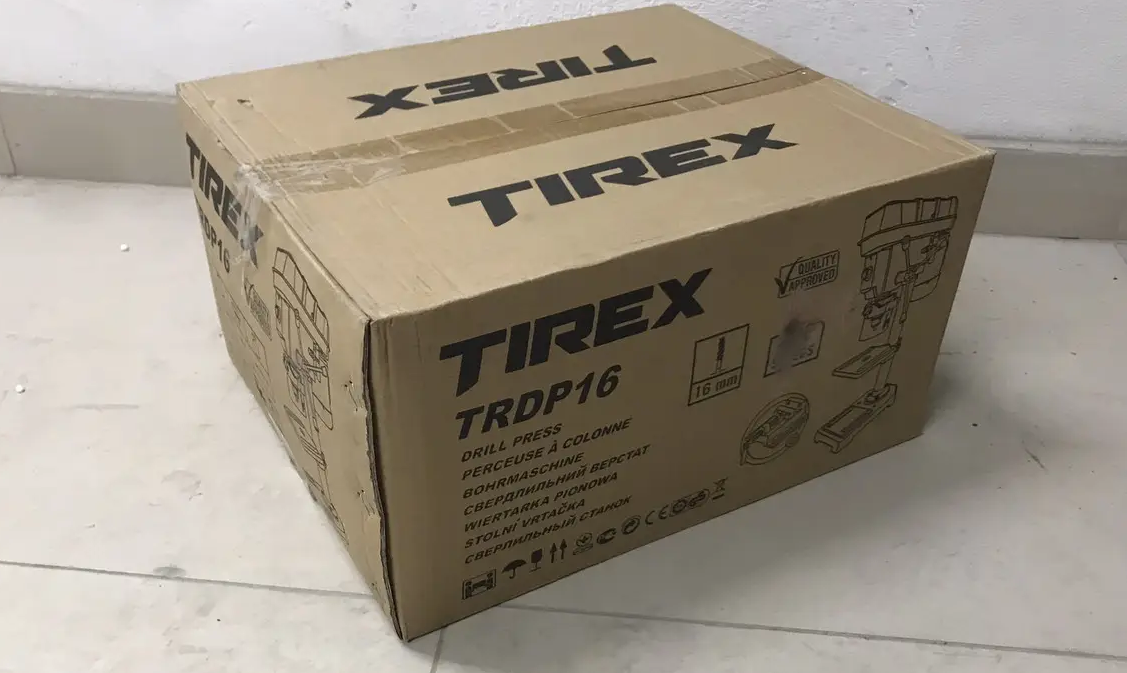Сверлильный станок TIREX TRDP16 1600W и металлический шкив - фото 10