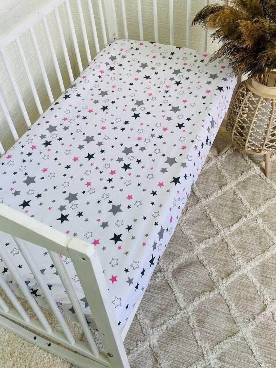 Простирадло дитяче на гумці 120х60 см (7713)