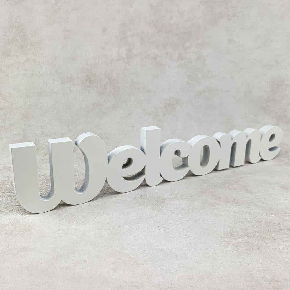 Табличка деревянная настольная "Welcome" (хртн0001б)