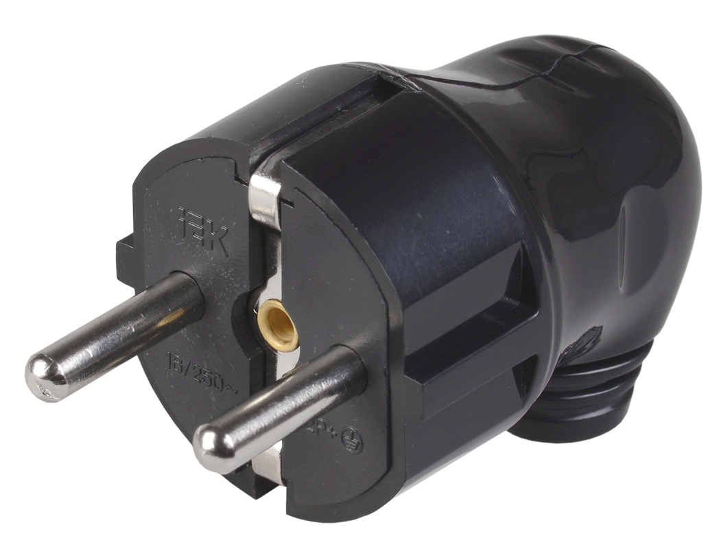 Вилка бытовая УЕК впу11-02-Ст угловая с заземлением пластик 16A IP20 (EVP11-16-01-K02) Вилка бытовая УЕК впу11-02-Ст угловая с заземлением пластик 16A IP20 (EVP11-16-01-K02)