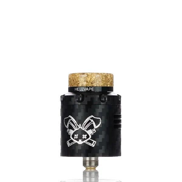 Дріпка бак Hellvape Dead Rabbit 3 RDA 24 мм Black Carbon Fiber (15860)