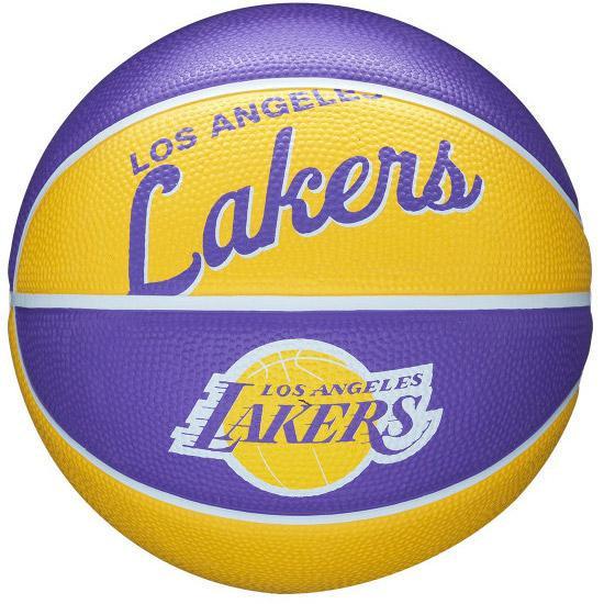 Баскетбольний м'яч Wilson NBA TEAM RETRO BSKT MINI LA ​​LAKERS р. 3 (WTB3200XBLAL 3)