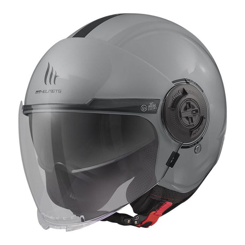 Мотошлем MT HELMETS VIALE SV S Solid M Gloss Grey (31034)
