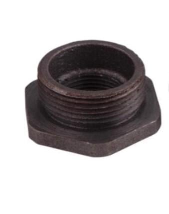 Футорка чугунная левая 1 1/4"х1/2" ВВ для радиаторов 32х15 мм (КЧ3133215L)