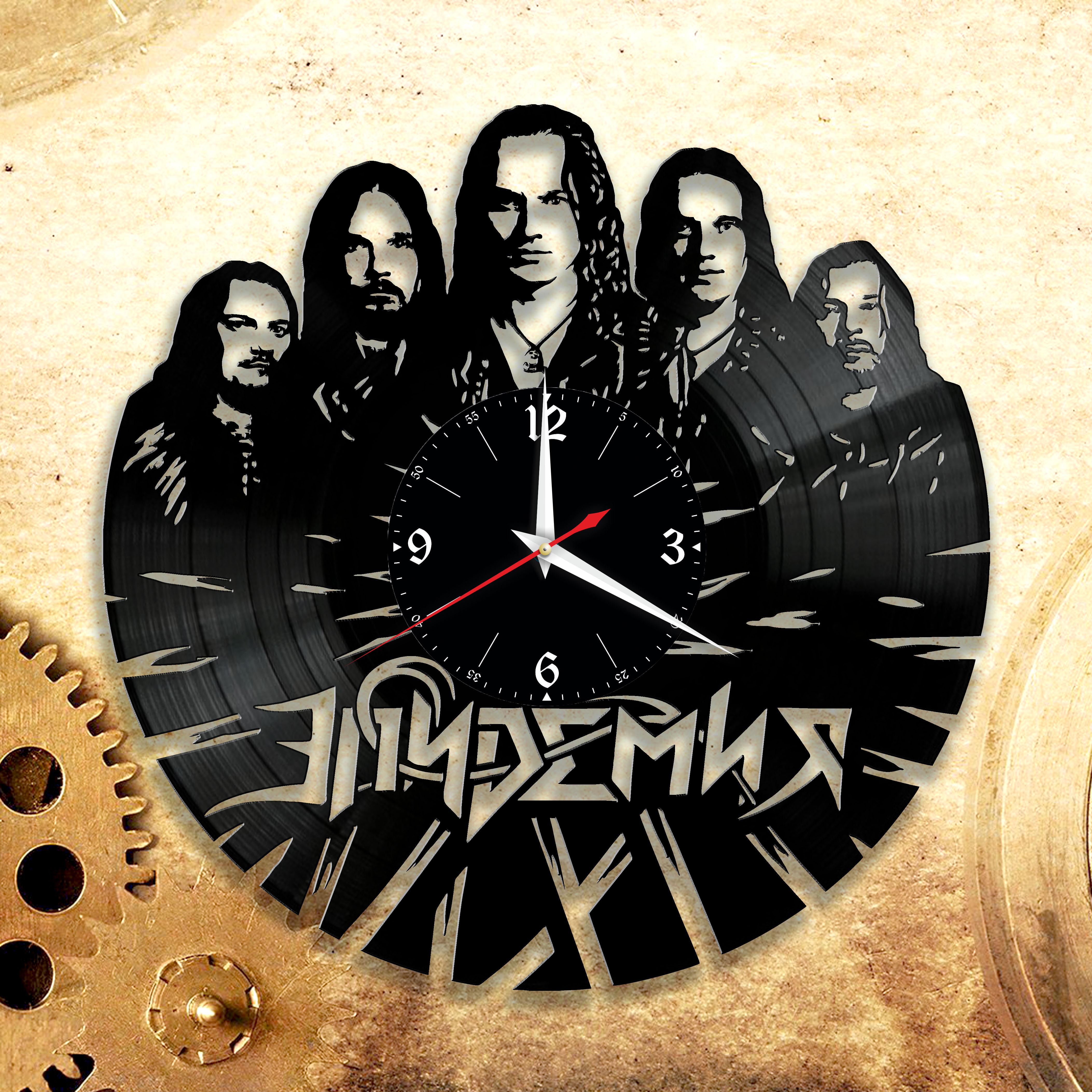 Годинник настінний гурт Епідемія 3279 з вінилової платівки