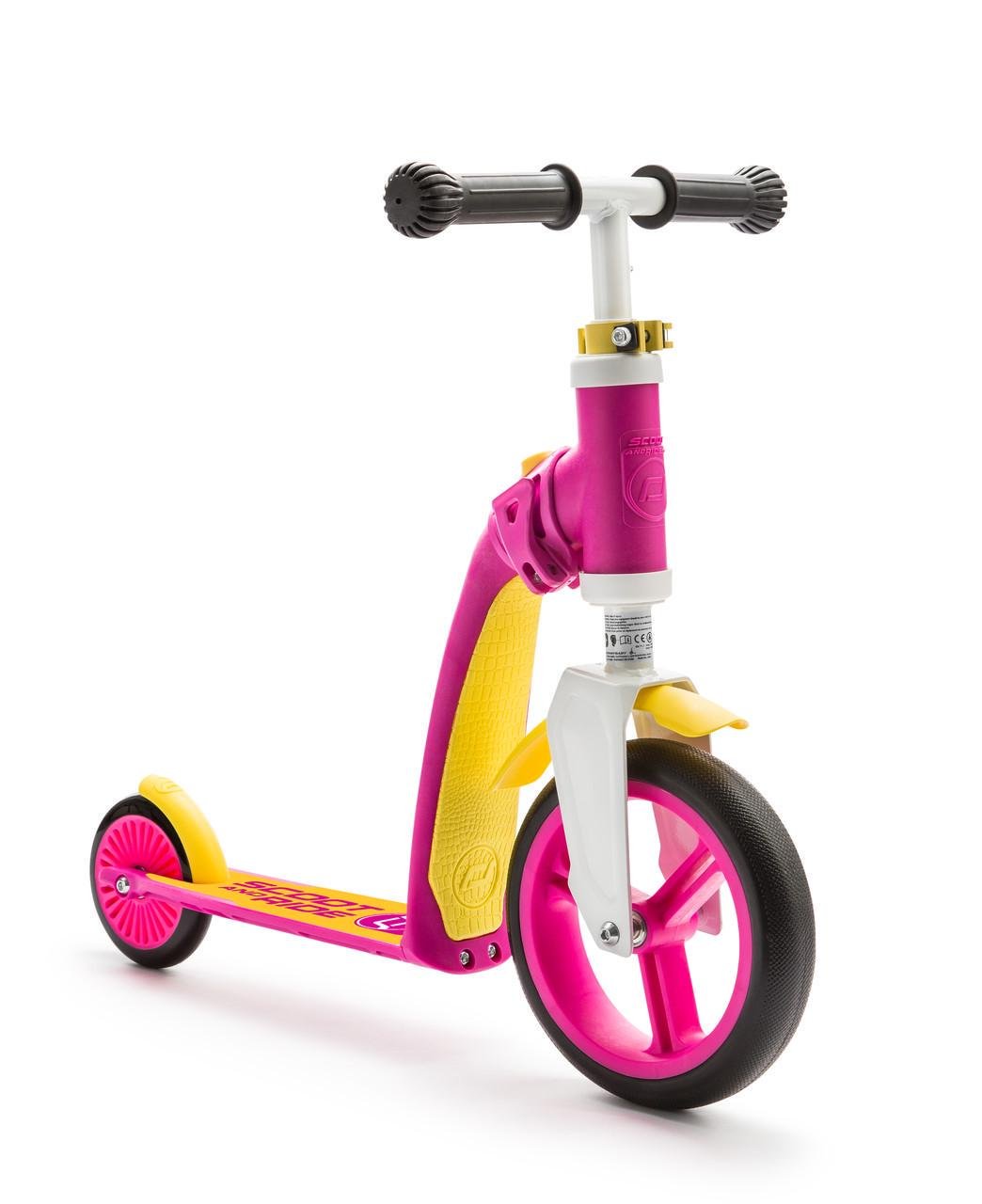 Самокат Scoot and Ride Highwaybaby Рожево-жовтий (SR-216271-pink-yellow)