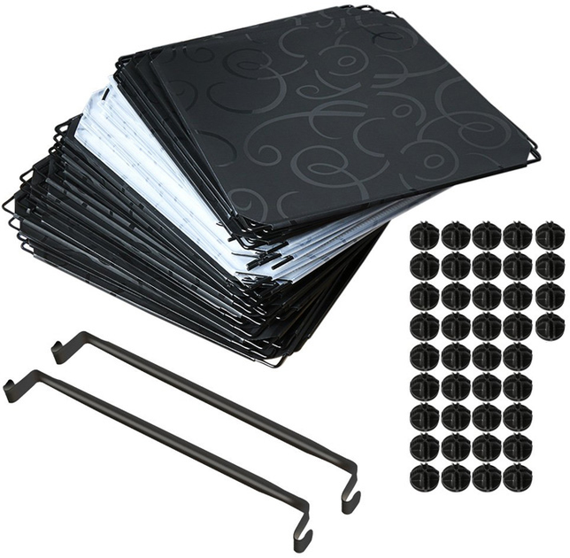 Шкаф пластиковый складной HCX Storage Cube Cabinet МР 312-62 Черный - фото 7