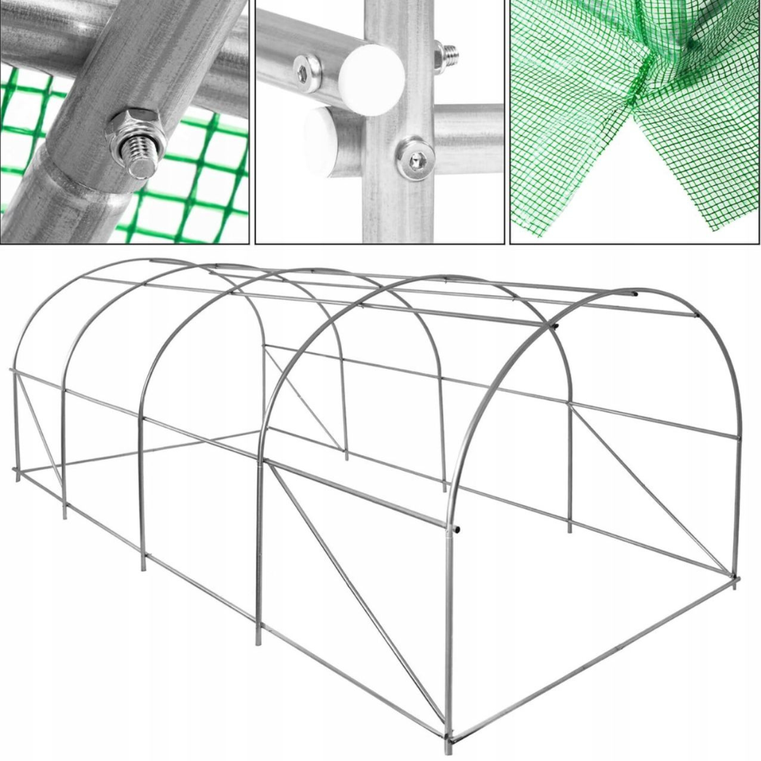 Теплиця для вирощування рослин 4,5 х2х2 м 9 м2 (PR-P0024) - фото 2