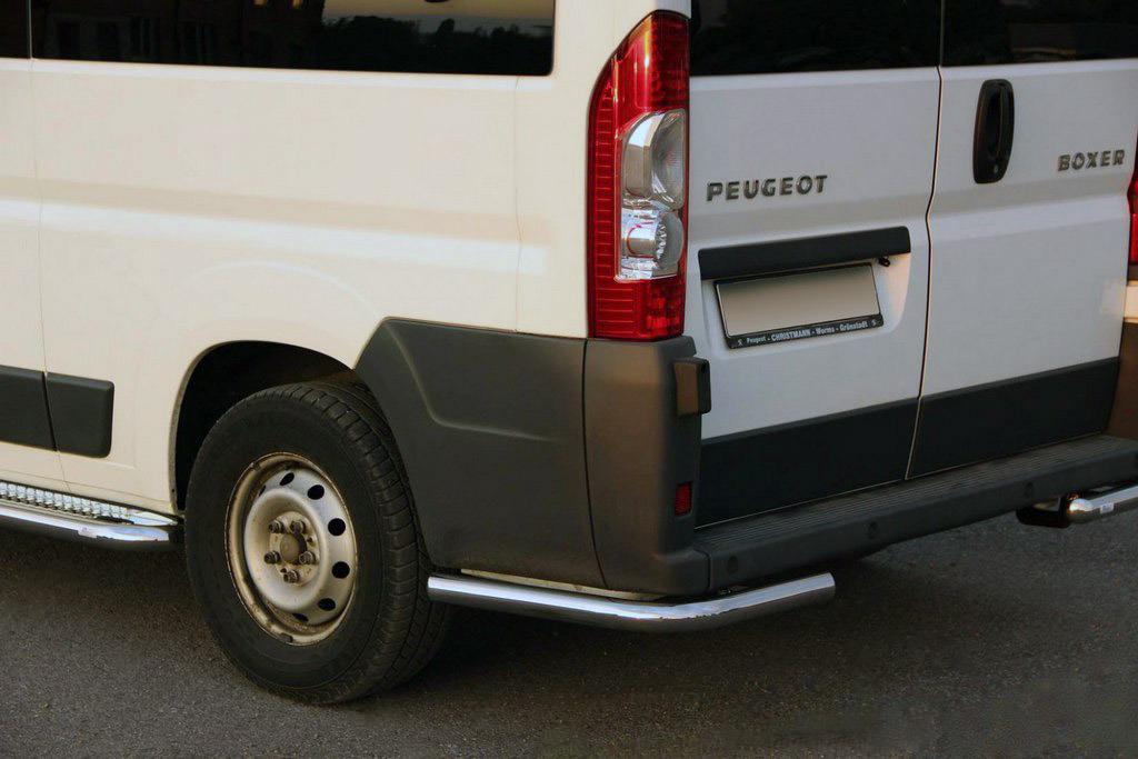 Задние уголки AK003 CAN для Citroen Jumper 2007-2025 гг. нержавеющая сталь Хром