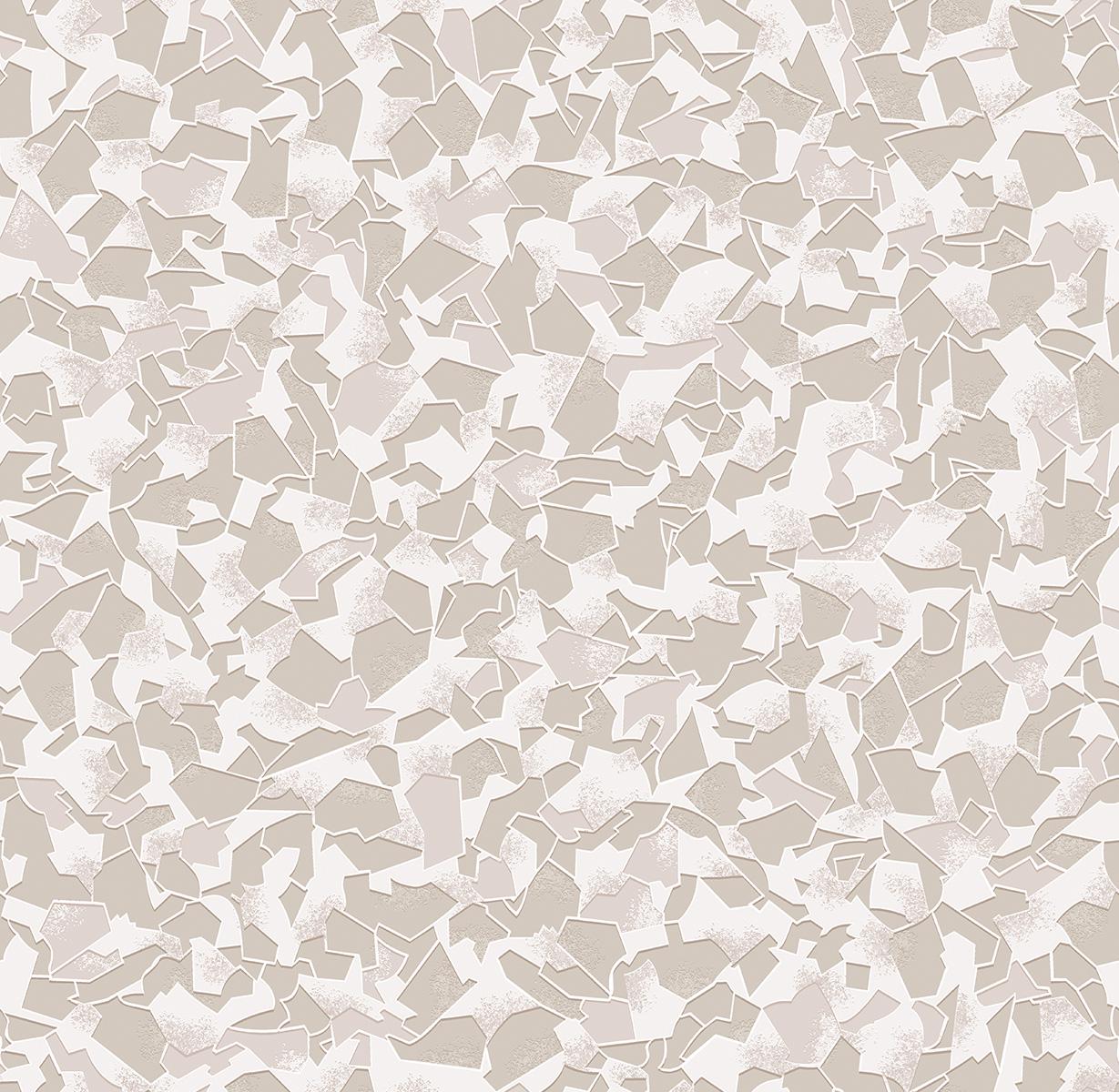 Обои бумажные дуплекс Континент Белое стекло Бежевый (024)