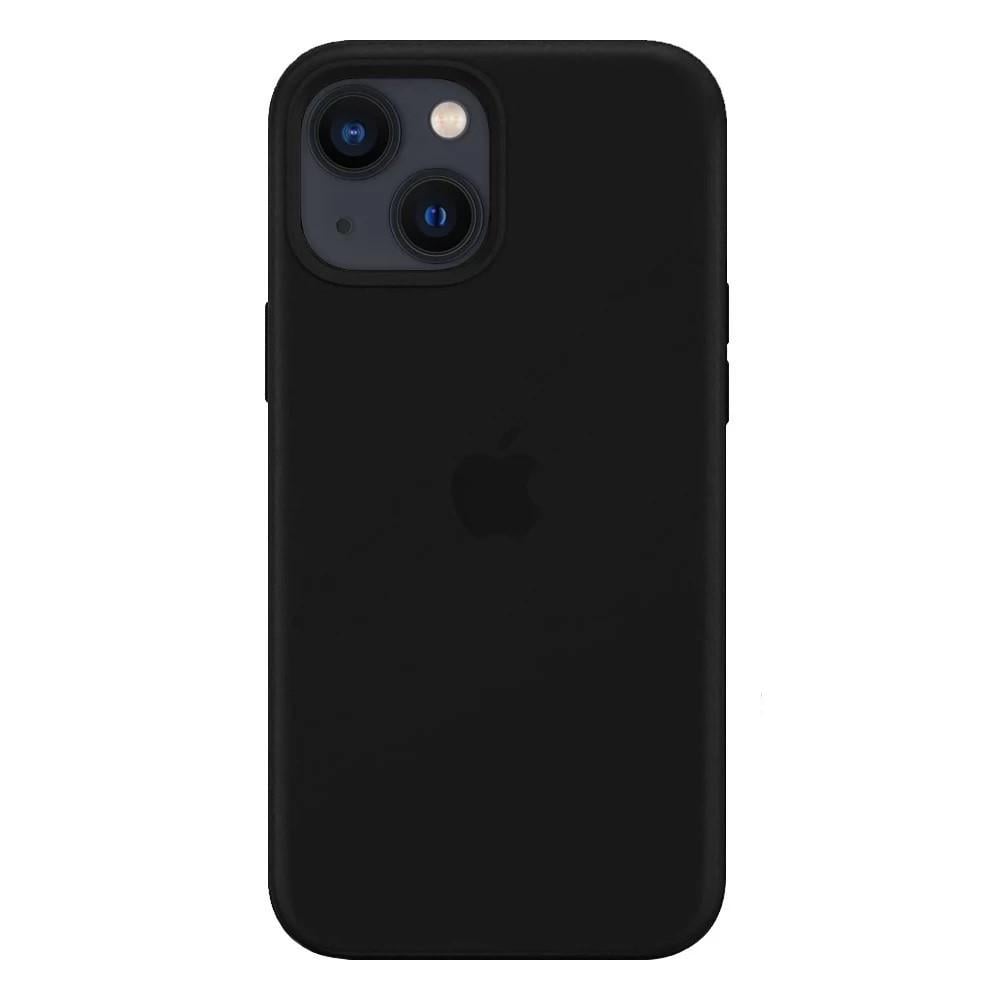 Силиконовый Чехол Накладка Silicone Case для iPhone 13 Black