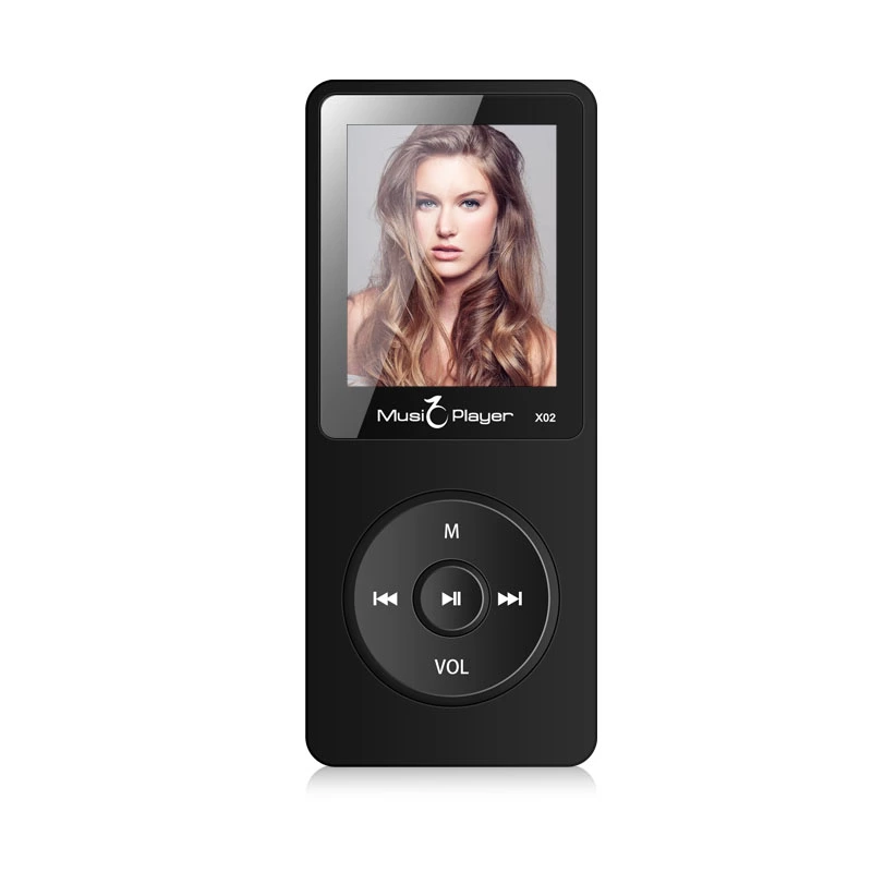 MP3-плеер X02 Hi-Fi 4Gb с FM-радио и диктофоном Black