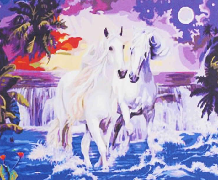 Картина за номерами TK Group 31665 30 Коні 40х30 см (121714)