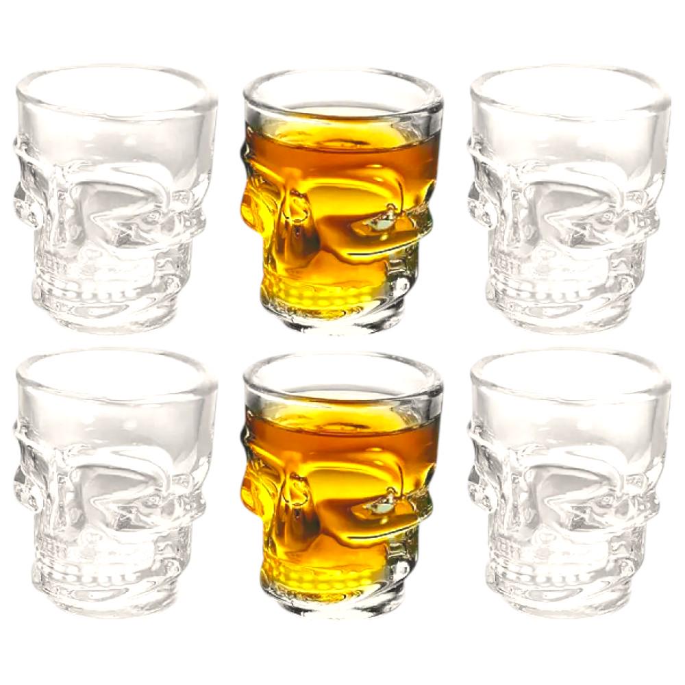 Набор для напитков графин стаканы рюмки High Quality Череп 13 предметов White - фото 10 Набор для напитков графин стаканы рюмки High Quality Череп 13 предметов White - фото 10