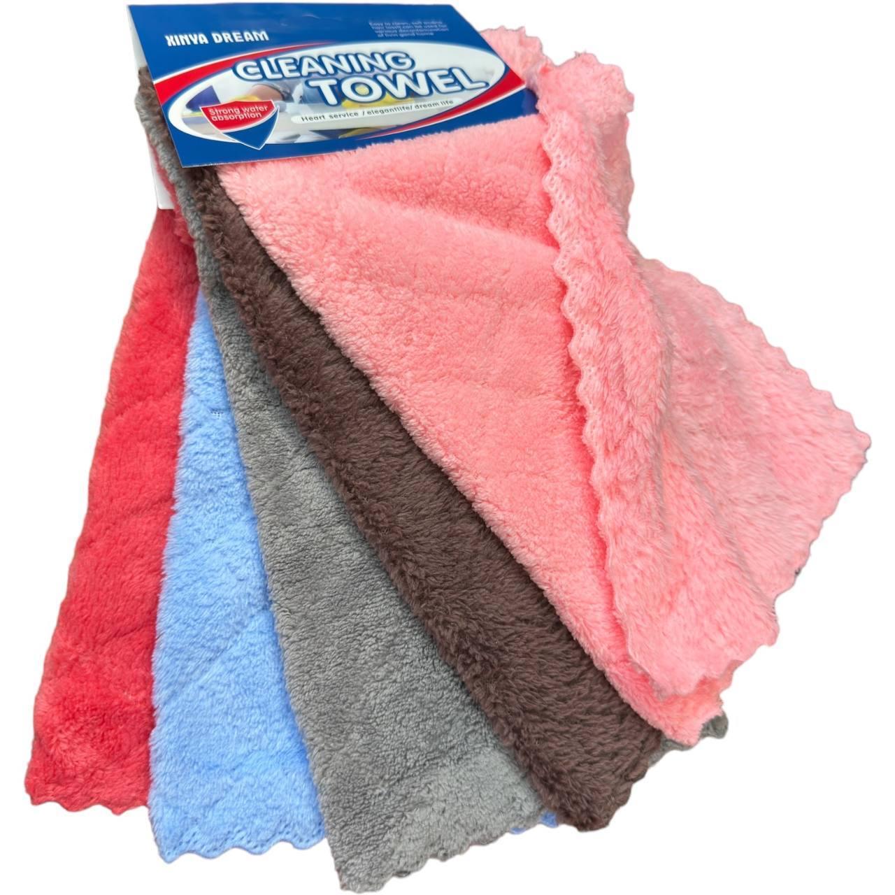 Серветки для прибирання Cleaning Towel мікрофібра 5 шт. (14c4ee7f)