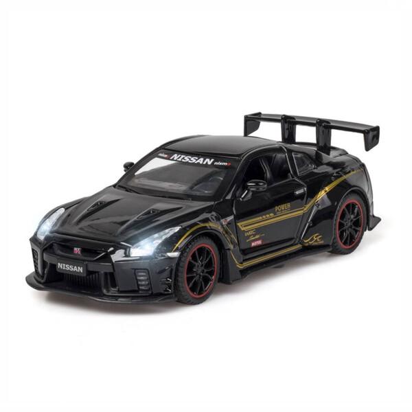 Игрушка машинка Nissan GTR R35 15 см Черный (59577) - фото 1