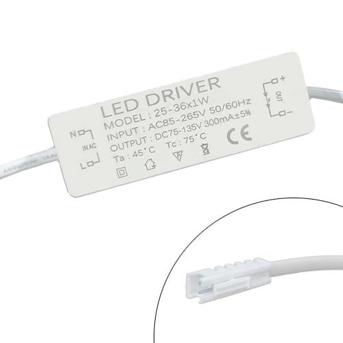 Блок живлення LED драйвер постійного струму AC220 В DC75-135В 25-36x1 Вт 0,3А White (799145) - фото 2 Блок живлення LED драйвер постійного струму AC220 В DC75-135В 25-36x1 Вт 0,3А White (799145) - фото 2