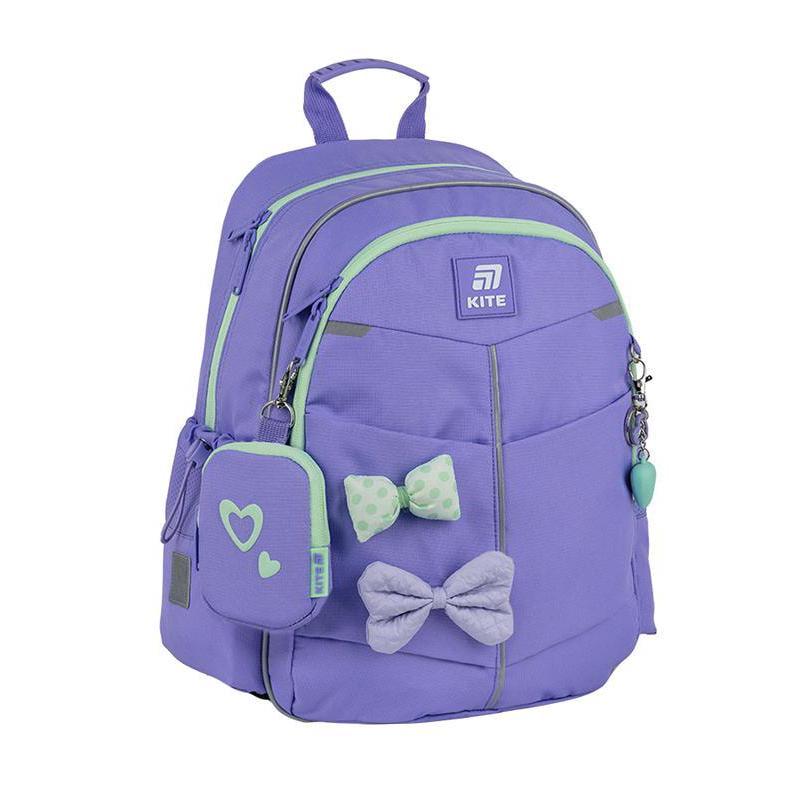 Рюкзак школьный KITE Education Pretty Nice 36x25x12 см 12 л Фиолетовый (K25-771S-2)