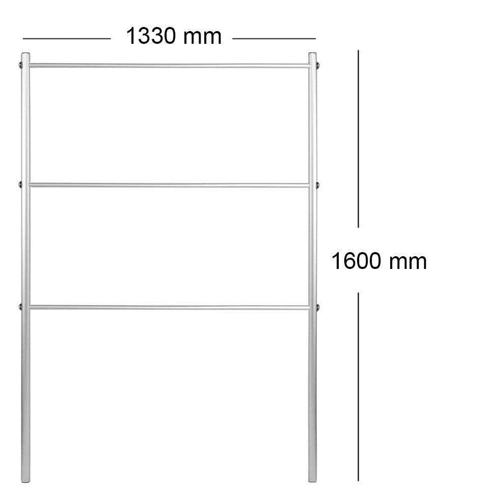 Опора для растений шпалера садовая 1600х1330 мм d 20 мм/d 12 мм (ШС-D20/D12-1600*1330) - фото 2