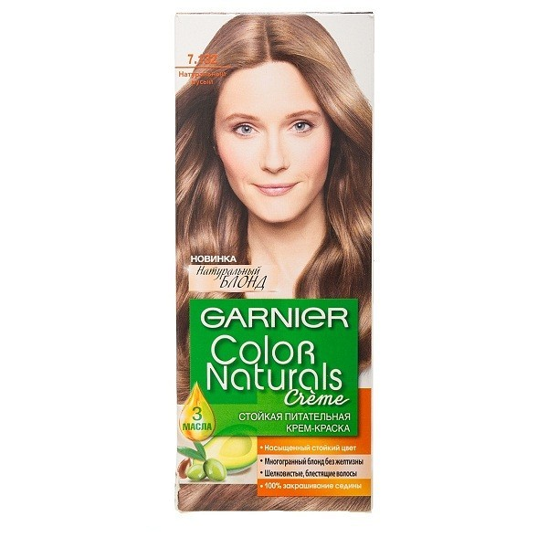 Фарба для волосся Garnier Color Naturals 60 мл 7.132 Натуральний русий (3600541929869) Фарба для волосся Garnier Color Naturals 60 мл 7.132 Натуральний русий (3600541929869)