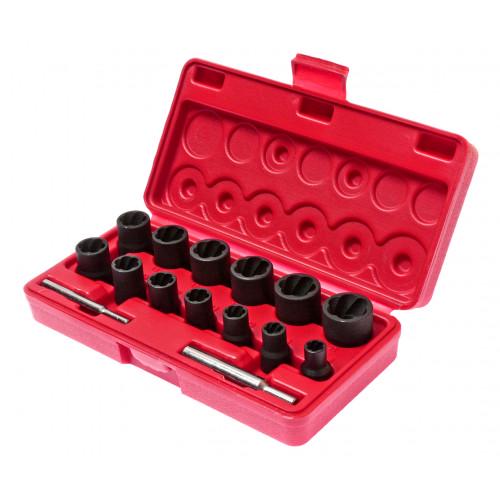 Набір головок для пошкоджених болтів і гайок 15 пр. (1321S JTC)