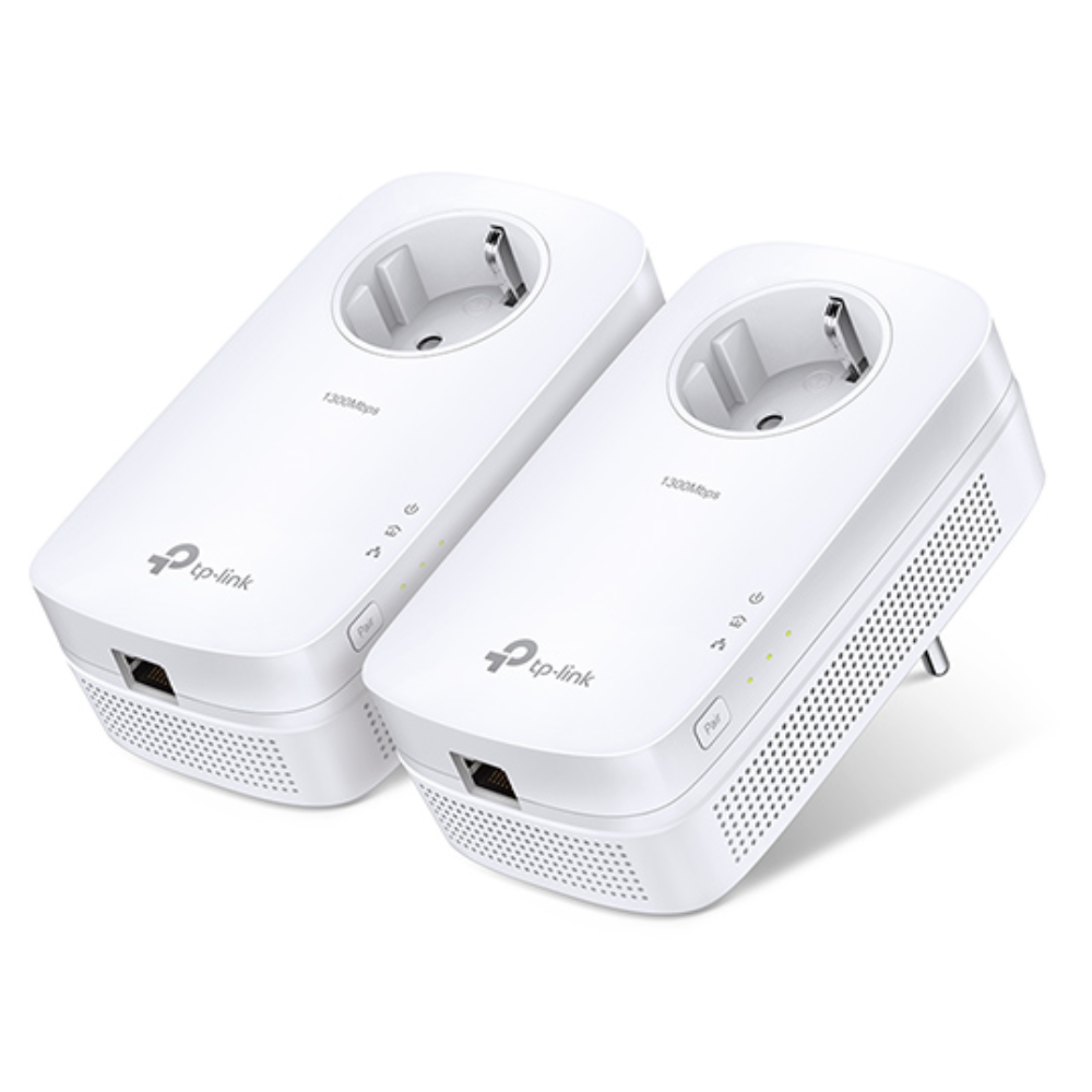 Комплект адаптеров TP-Link Powerline TL-PA8010P KIT 1300 Мбит/с 2 шт.