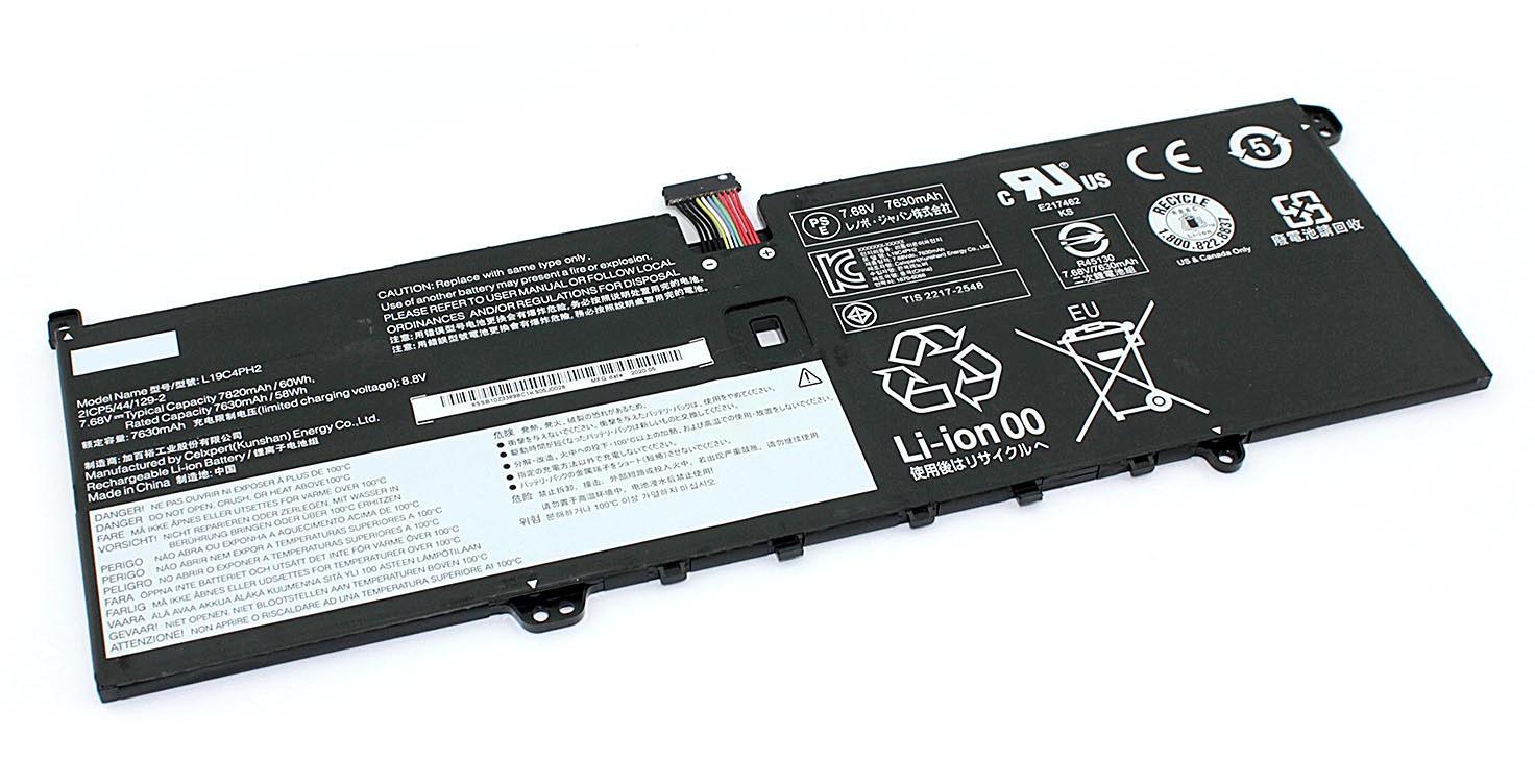 Аккумулятор для ноутбука Lenovo L19C4PH2 Yoga C950 7,68 V 7820 mAh (080344)