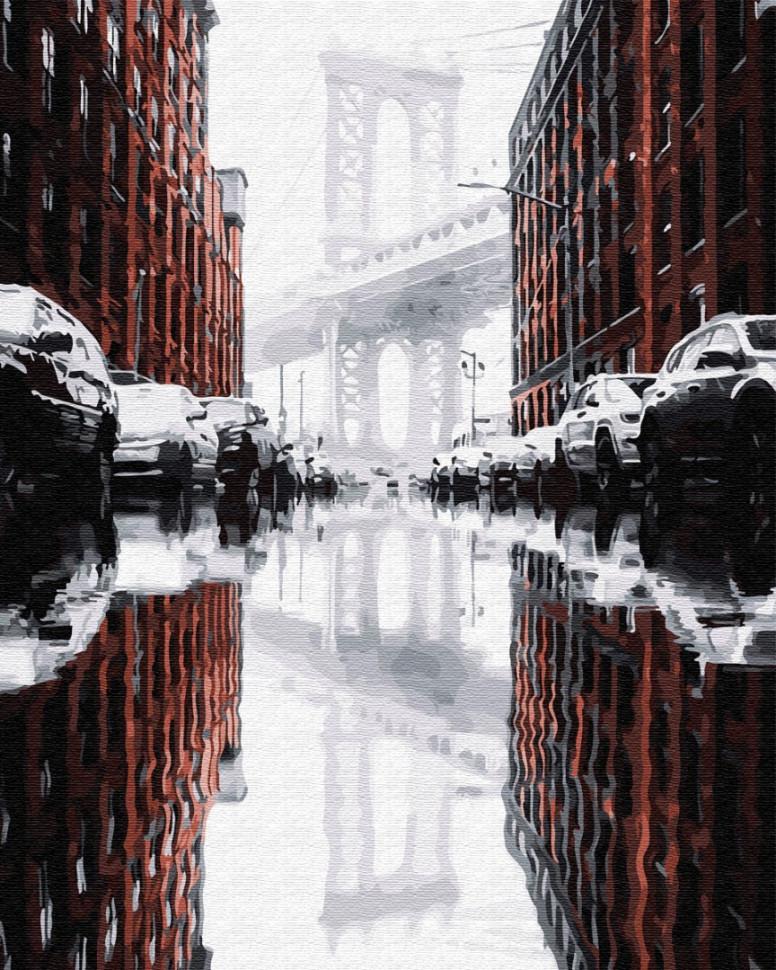 Картина по номерам Brushme Город после дождя (GX28878)