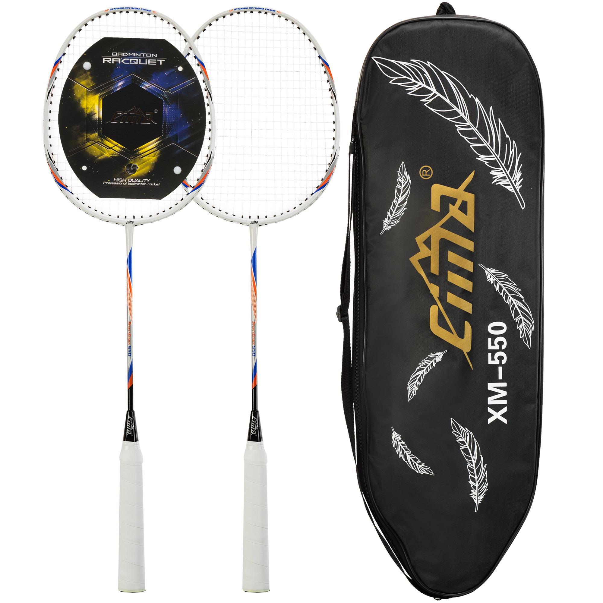 Набор для бадминтона CIMA XM-550 2 ракетки в чехле Белый (XM-550)