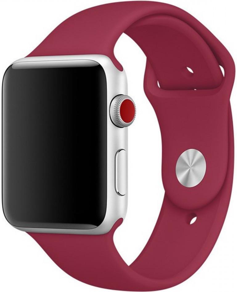 Силиконовый ремешок Band Sport Series for Apple Watch 40/38mm, Rose Red (HC)