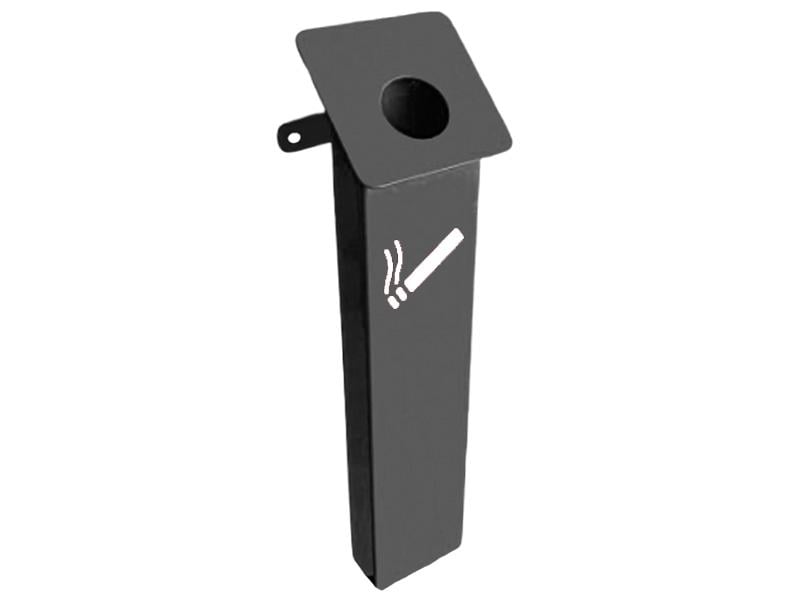 Урна-пепельница настенная уличная Kompred OL449/1.3 80х40х450 мм Графитовый