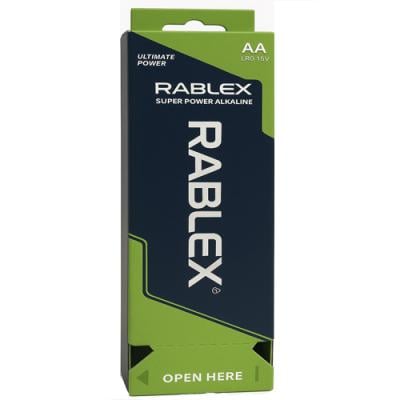 Батарейки Rablex Alkaline AА 60 шт./уп.