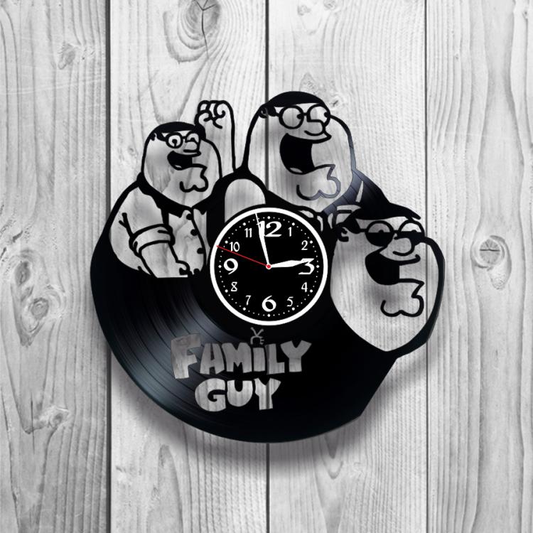 Часы настенные Family Guy 0354 из виниловой пластинки