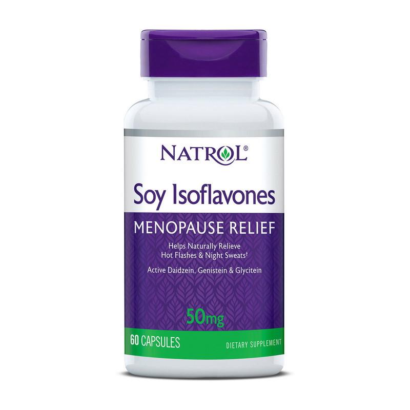 Соевые Изофлавоны Natrol Soy Isoflavones Menopause Relief 50 мг 60 капс. (20253-01)