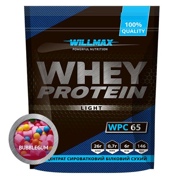 Протеин сывороточный Whey Protein 65% Willmax Жвачка 1 кг (3120) - фото 1