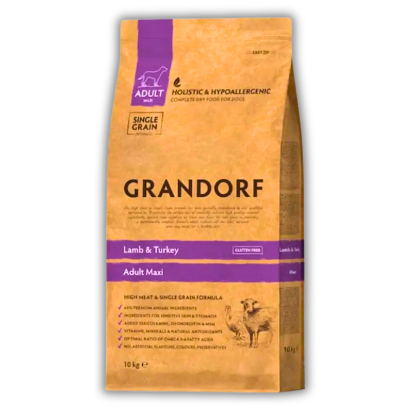 Корм сухой для собак Grandorf Ягненок и индейка для взрослых собак крупных пород 10 кг (95110) - фото 1 Корм сухой для собак Grandorf Ягненок и индейка для взрослых собак крупных пород 10 кг (95110) - фото 1