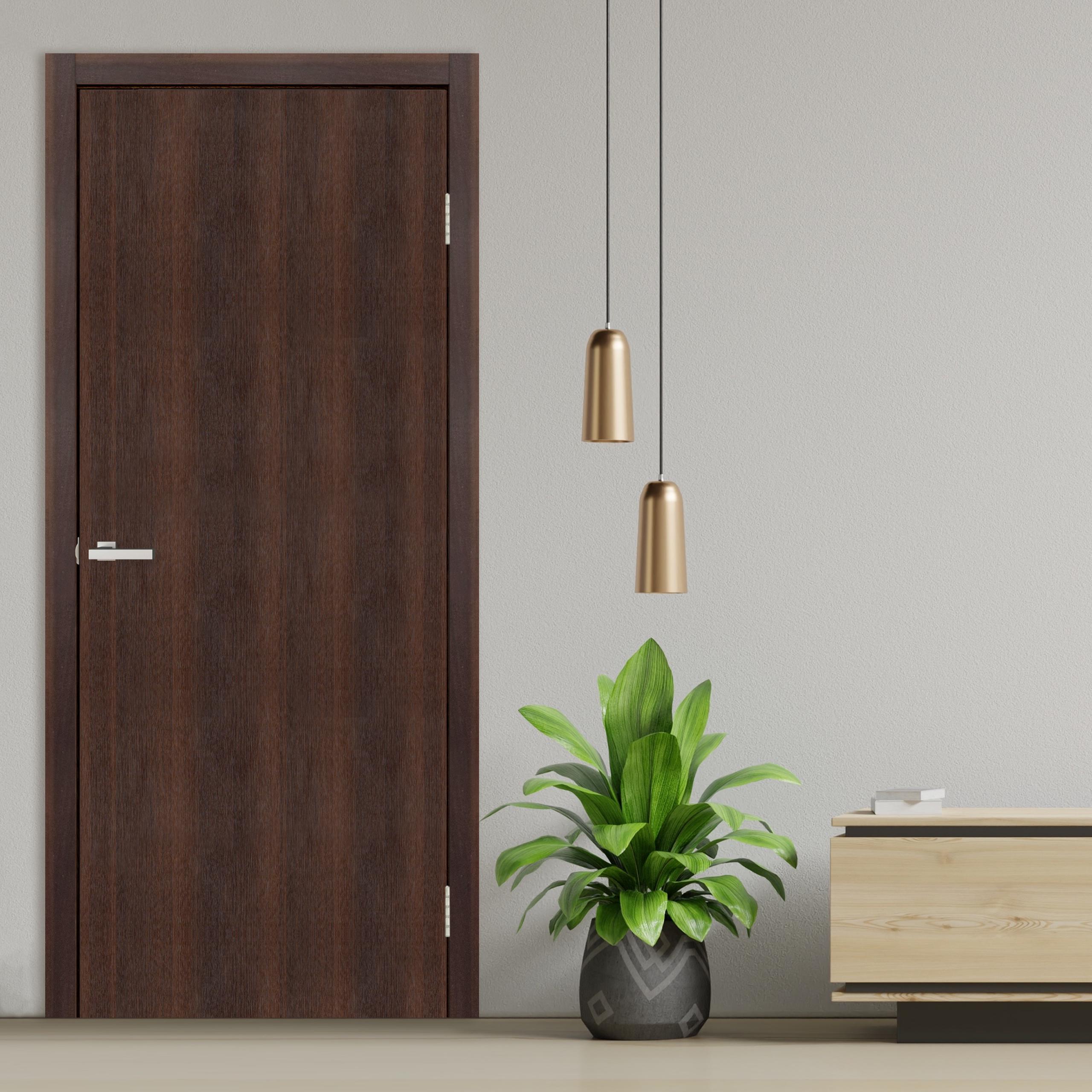 Двери Польша глухая 2000х900 мм Каштан (61007)