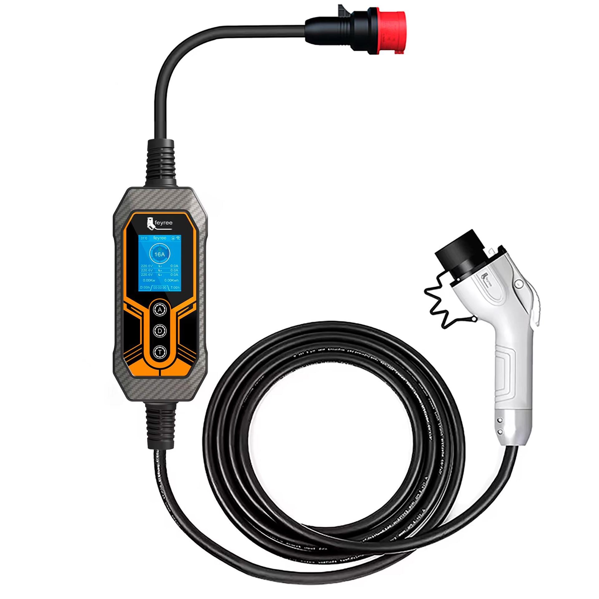 Зарядка для электромобиля Feyree 11 кВт 16A GB/T Lion EV-K8 APP Wi-Fi (FY11-16-3PH-GB/T-K8)
