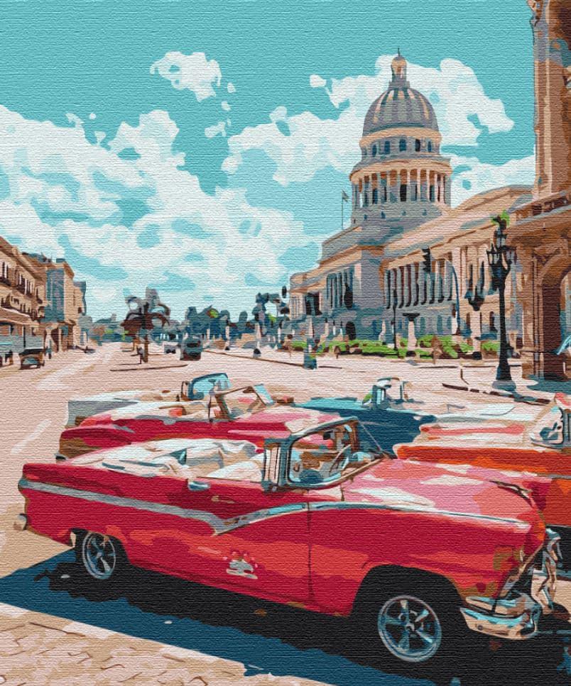 Картина по номерам BrushMe BS51615 Ретро улица 40х50 см (L067920)