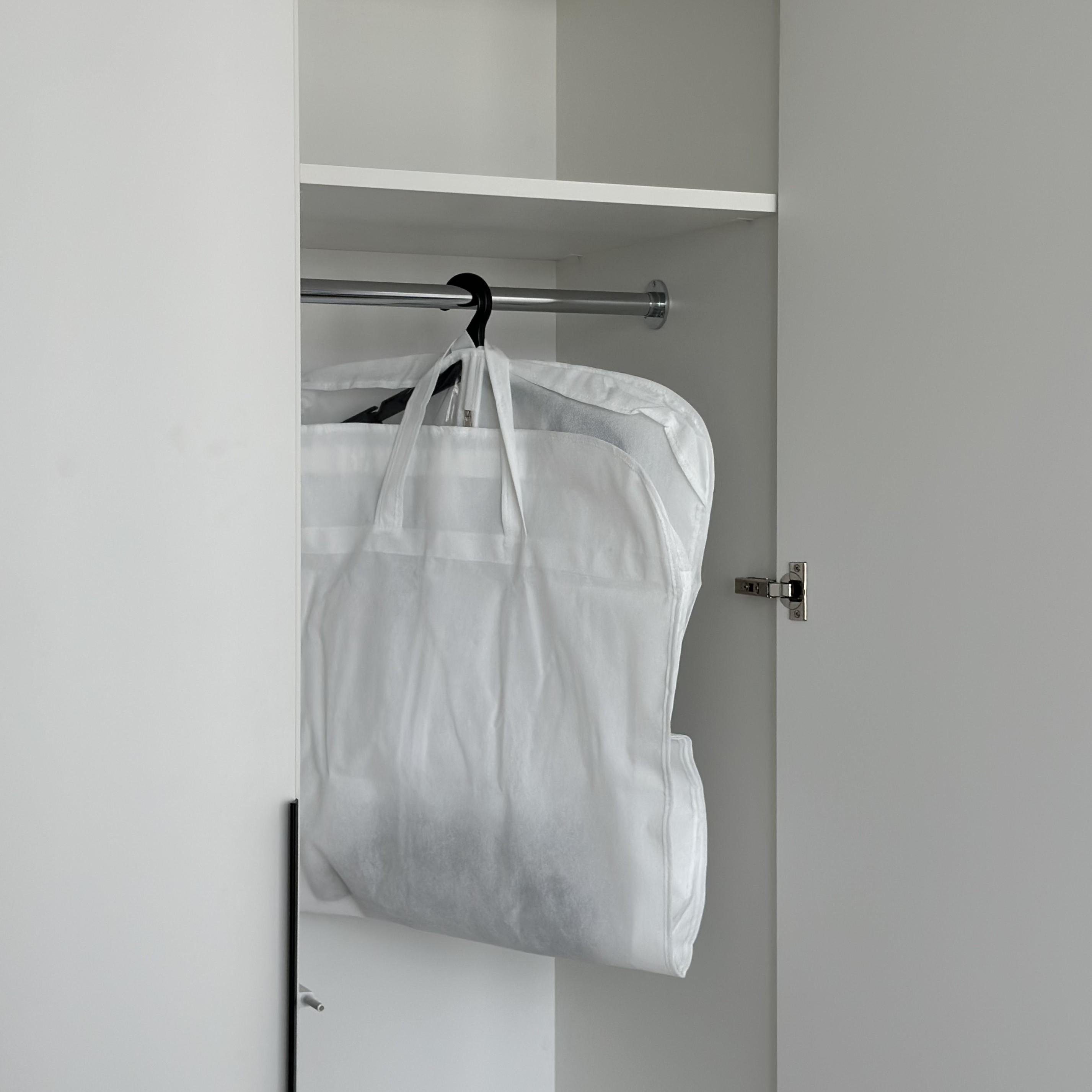 Чехол с бортом для объемной одежды 120 см Белый (Hch-120*8-wh) - фото 2 Чехол с бортом для объемной одежды 120 см Белый (Hch-120*8-wh) - фото 2