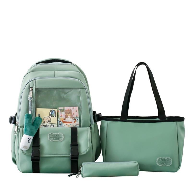 Школьный рюкзак для девочки 3в1 Зеленый (CL2426-1) Школьный рюкзак для девочки 3в1 Зеленый (CL2426-1)