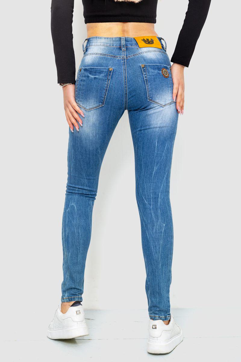 Джинси жіночі з потертостями Ager 244RS07 р. 25 Синій (65f2d3f7a4b9607aef04ec58) - фото 4