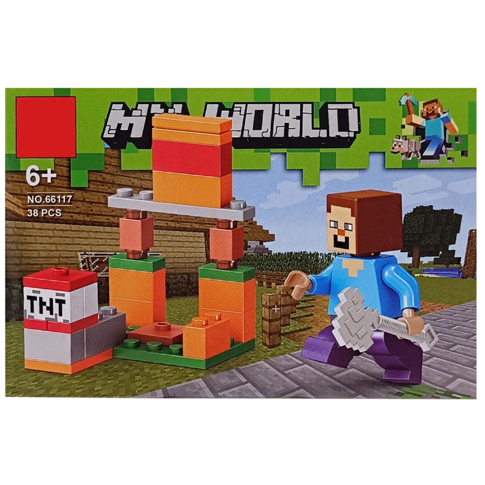 Конструктор дитячий Minecraft 66117-2 39 деталей (RLT53197)