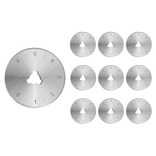 Лезо запасне для роликового ножа печворка 28 мм 10 шт. в кейсі (928084)