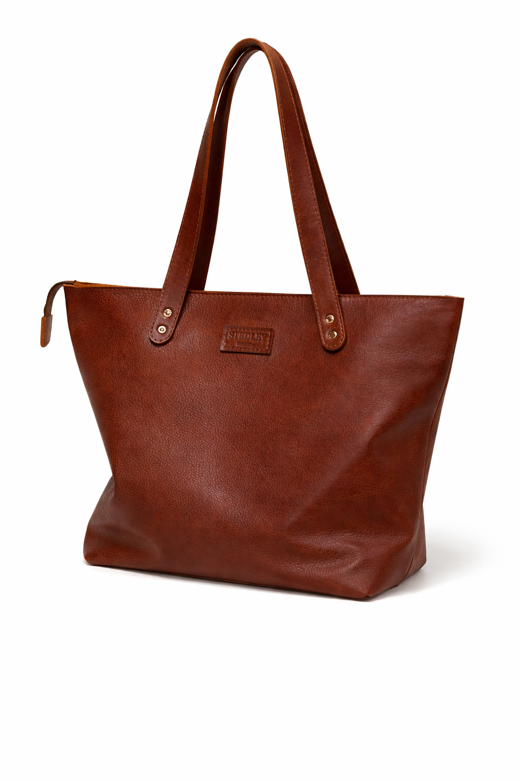 Сумка женская кожаная Stedley Shopper Zip на молнии Коричневый (30641598)