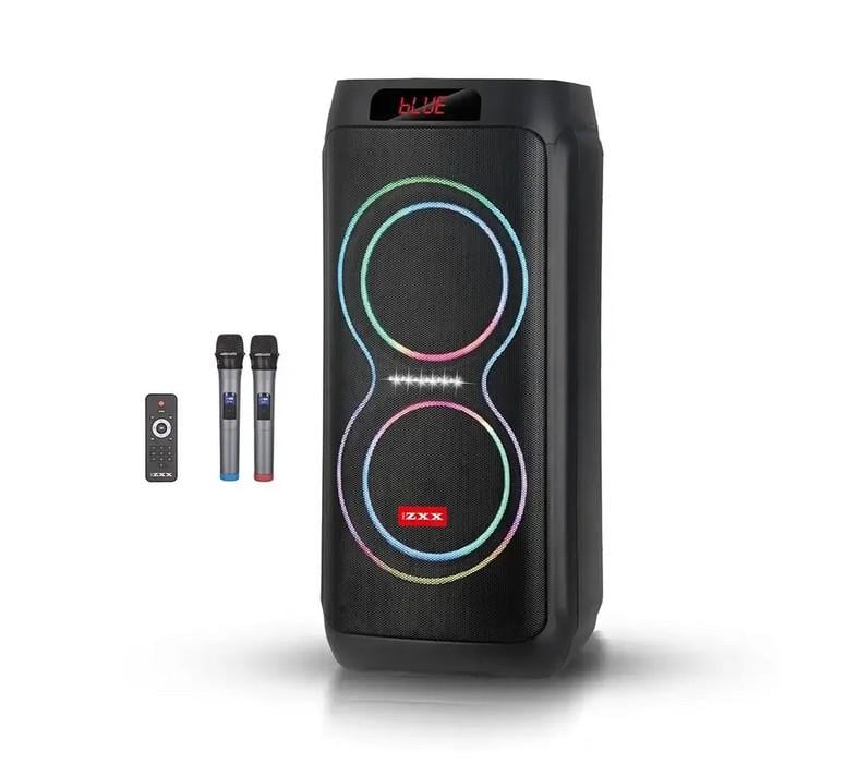 Портативна колонка беспроводна акустична ZXX 5550 80Вт 2x8" TWS/FM/USB/TF/BT/REC/LED/2MIC/ДК (5679) Портативна колонка беспроводна акустична ZXX 5550 80Вт 2x8" TWS/FM/USB/TF/BT/REC/LED/2MIC/ДК (5679)