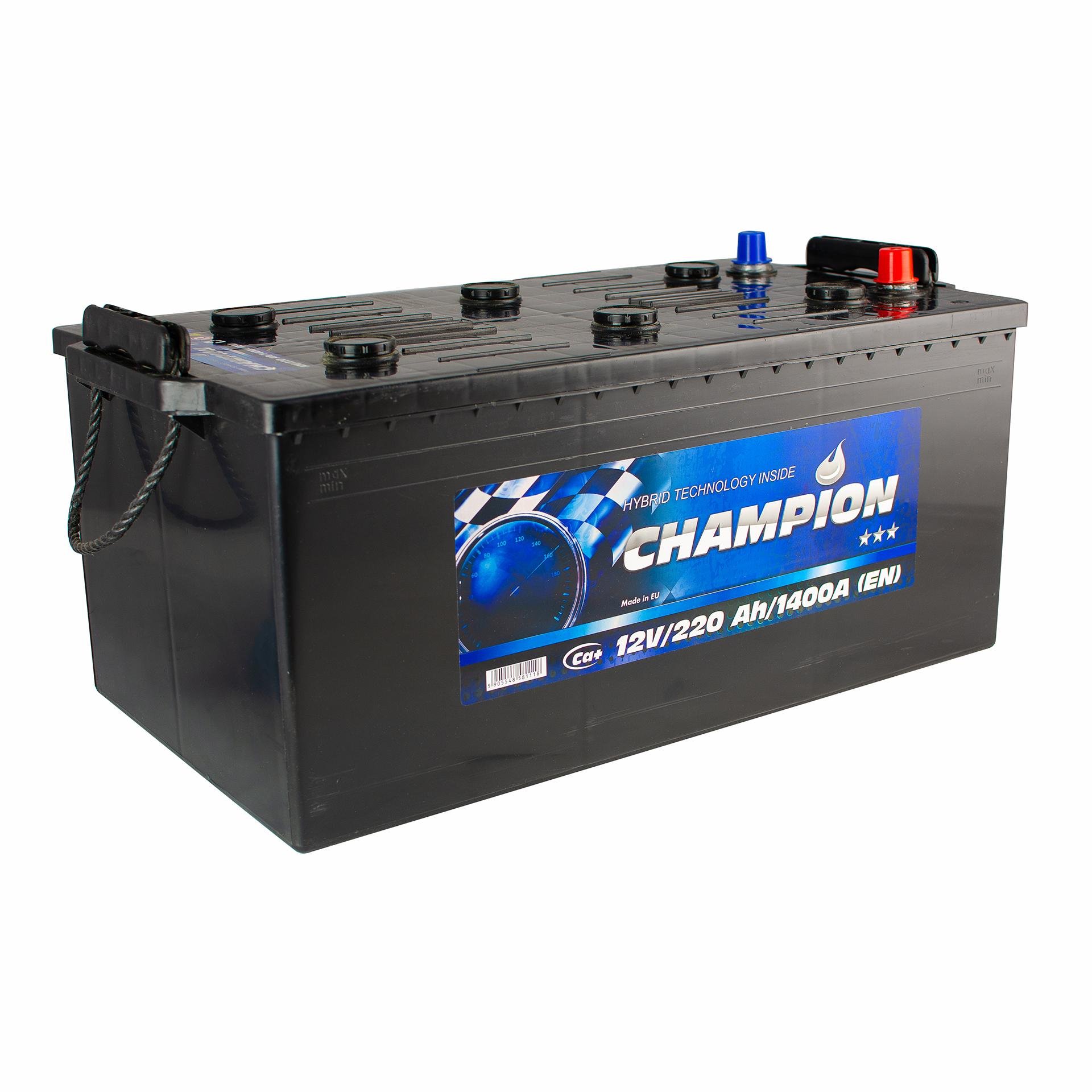 Аккумулятор Champion 3 220 Ah/12V Black