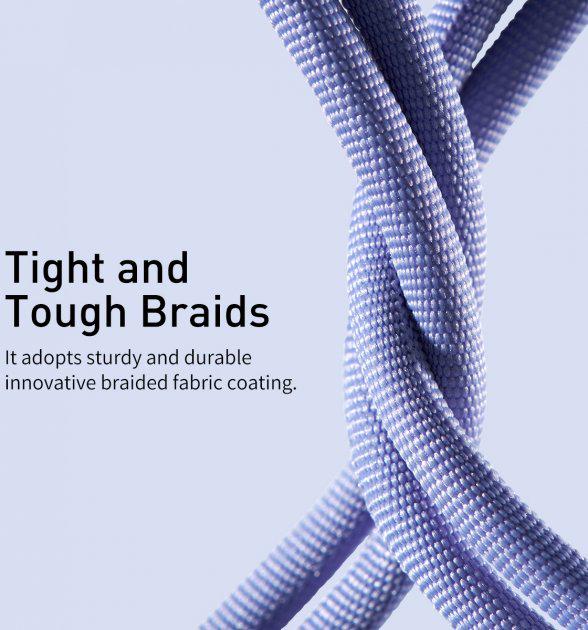 Кабель Baseus CAJY000101 Crystal Shine Series Lightning 200 см Purple (74e24532) - фото 4 Кабель Baseus CAJY000101 Crystal Shine Series Lightning 200 см Purple (74e24532) - фото 4