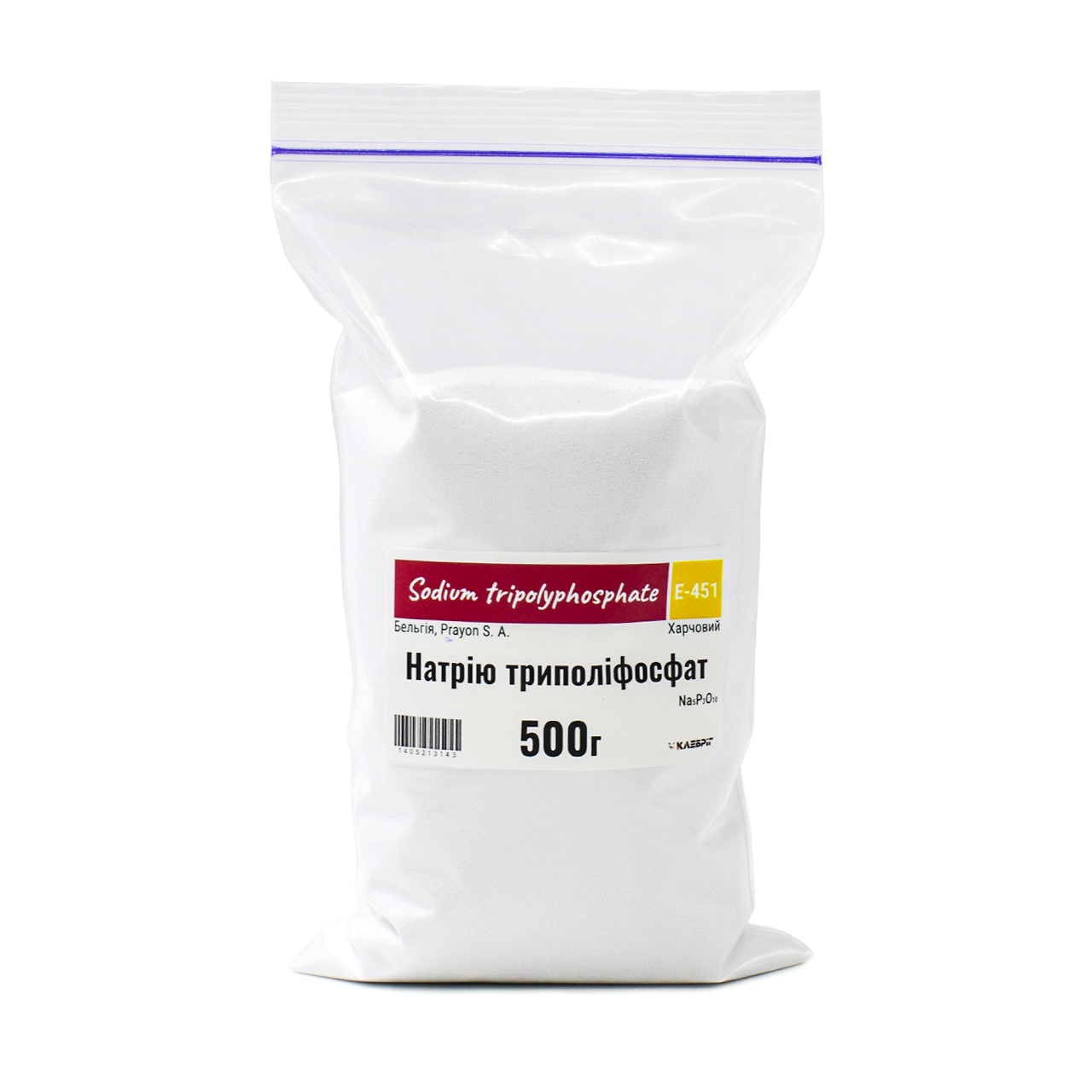 Пищевая добавка Klebrig Е-451 Триполифостат натрия 500 г (ТПФН.К-0,5)